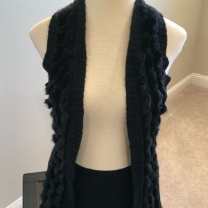 faux fur vest